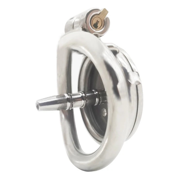 316 Stainless Steel Super Small Male Chastity Device with Arc Ring