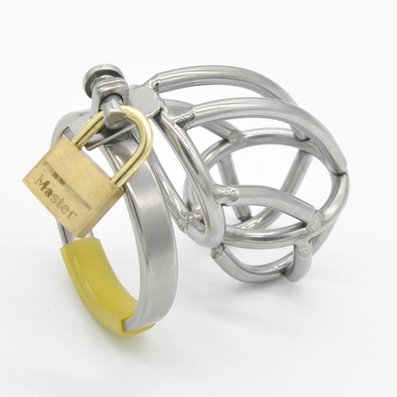Latest Design Stainless Steel Male Chastity Device