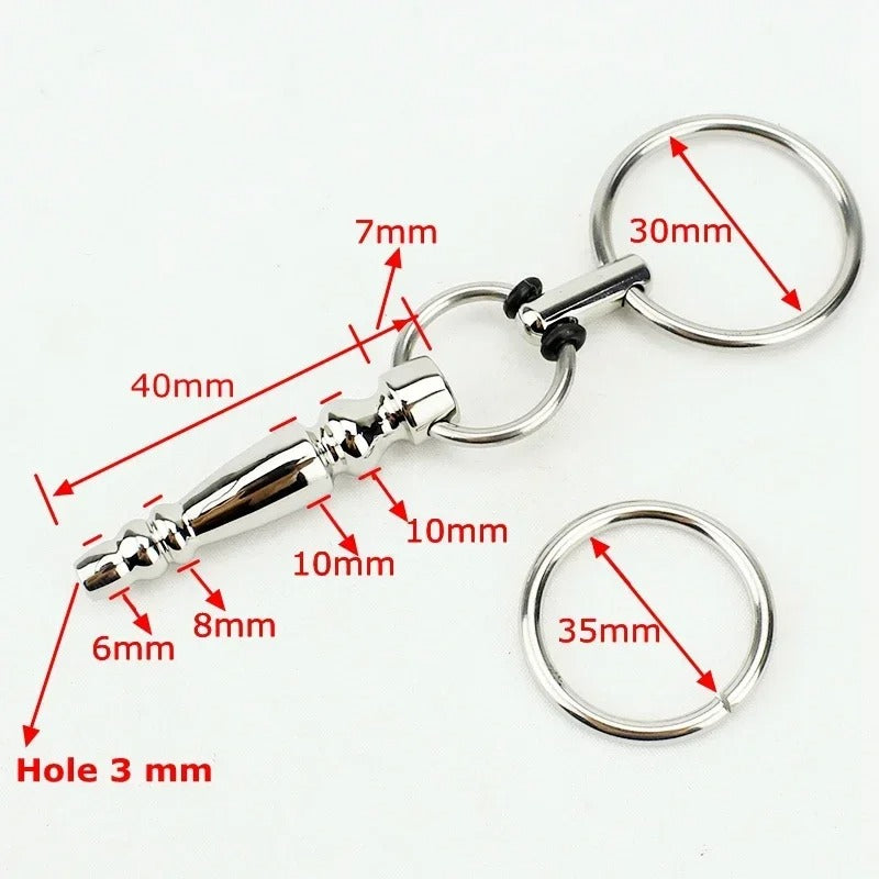 Male Urethral Sounding Toy – Stainless Steel Dilator for Play