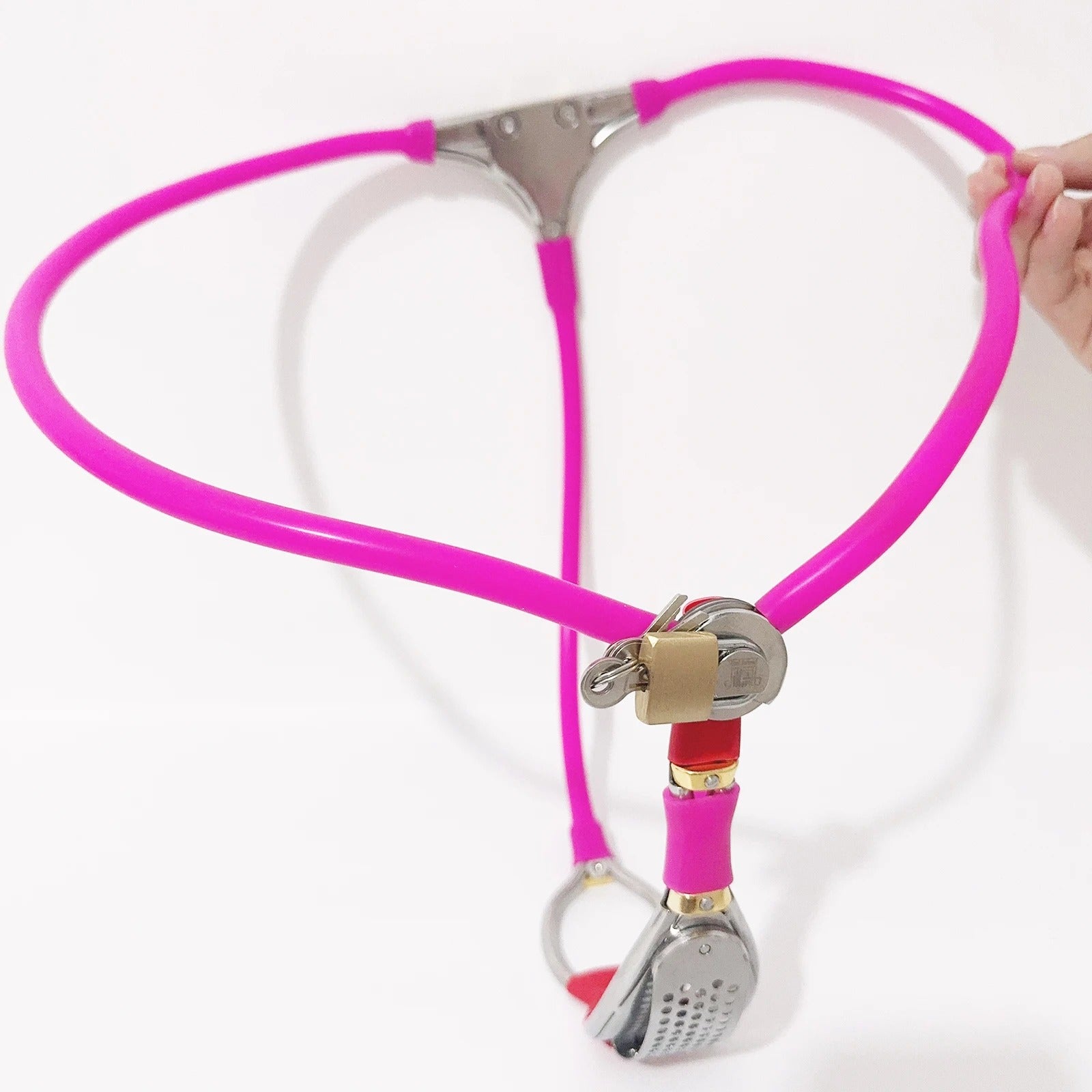 Female Stainless Steel Chastity Belt – Adjustable Lockable Design