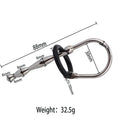 Stainless Steel Urethral Sound with Glans Ring