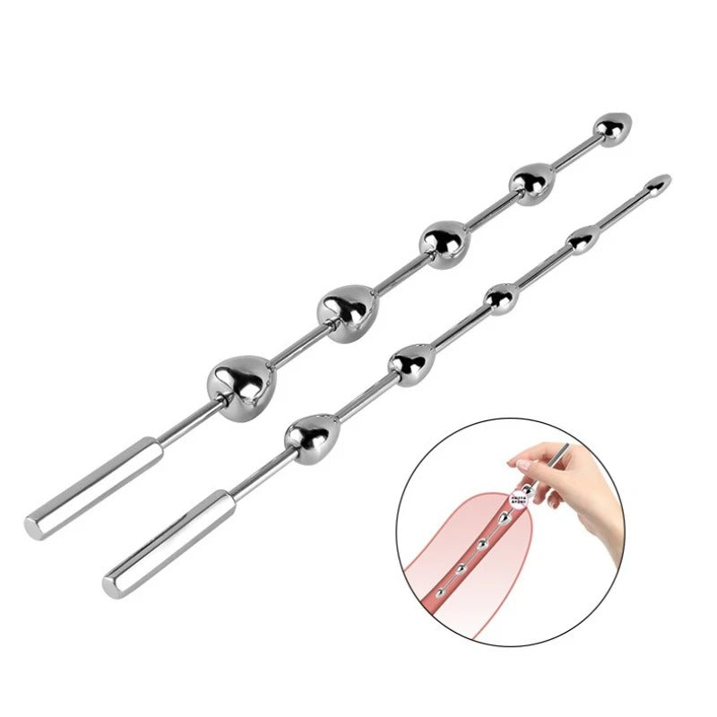 Stainless Steel Horse Eye Urethral Dilator – Precision Urethral Plug & Massager for Men