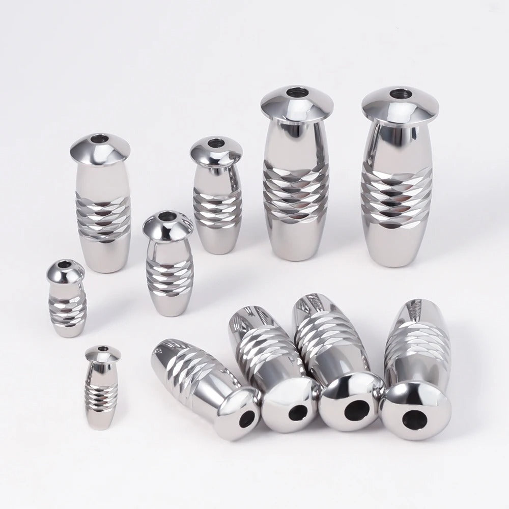 Stainless Steel Urethral Dilator Sound for Men – Horse Eye Stick Plug 8mm-18mm