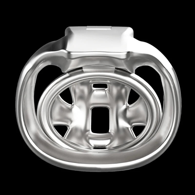HT-V4 Male Chastity Device Air Nub Cage in 316 Stainless Steel
