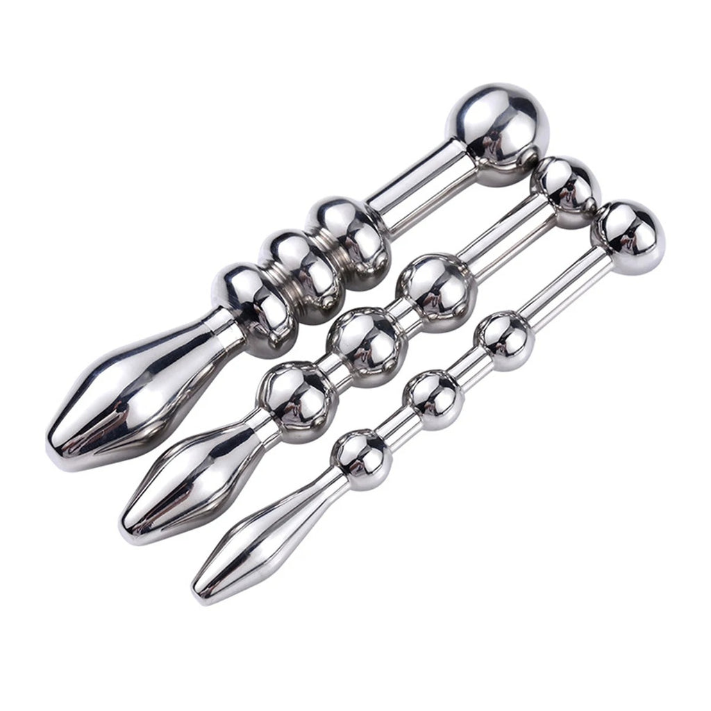 Men’s Urethral Sounding Rod – Smooth Stainless Steel BDSM Accessory
