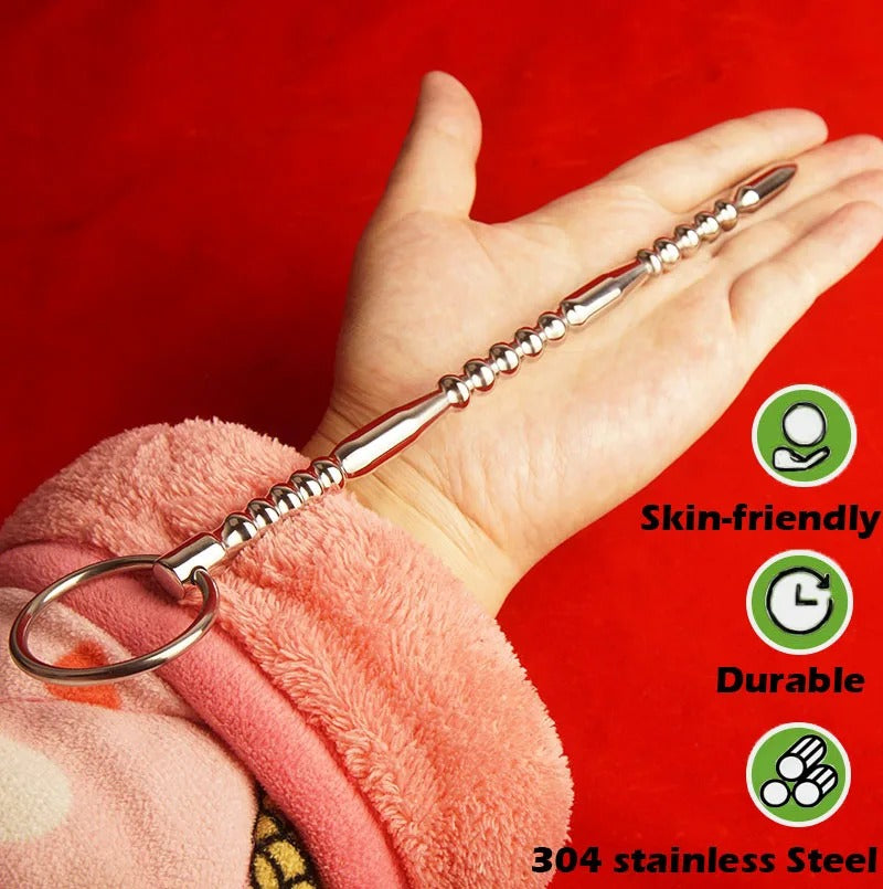 304 Stainless Steel Urethral Dilator – Metal Penis Plug & Sounding Catheter for Men