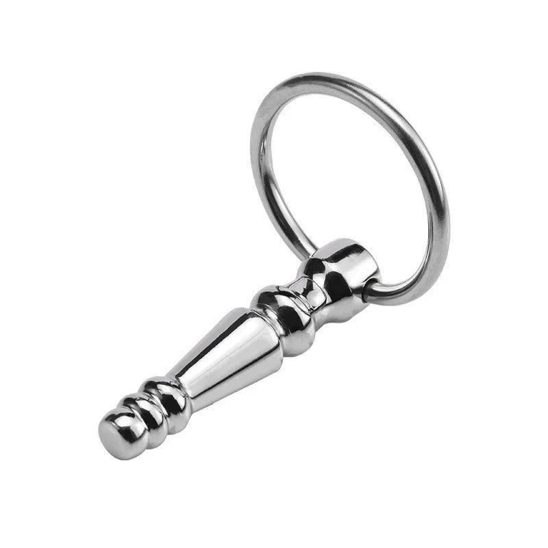Stainless Steel Urethral Sound – Beaded Plug for Men 6mm-10mm