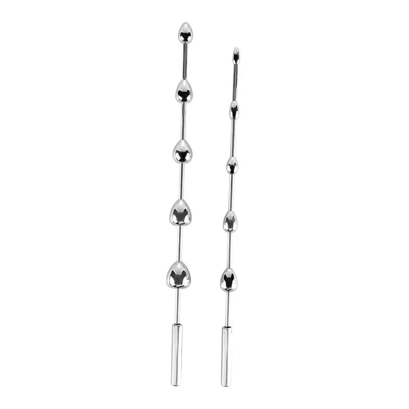 Stainless Steel Horse Eye Urethral Dilator – Precision Urethral Plug & Massager for Men