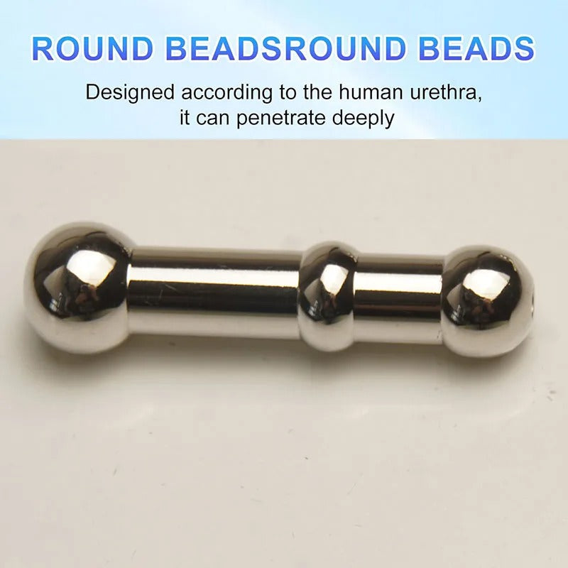 Hollow Stainless Steel Urethral Sound – Metal Dilator Penis Plug 3 Sizes