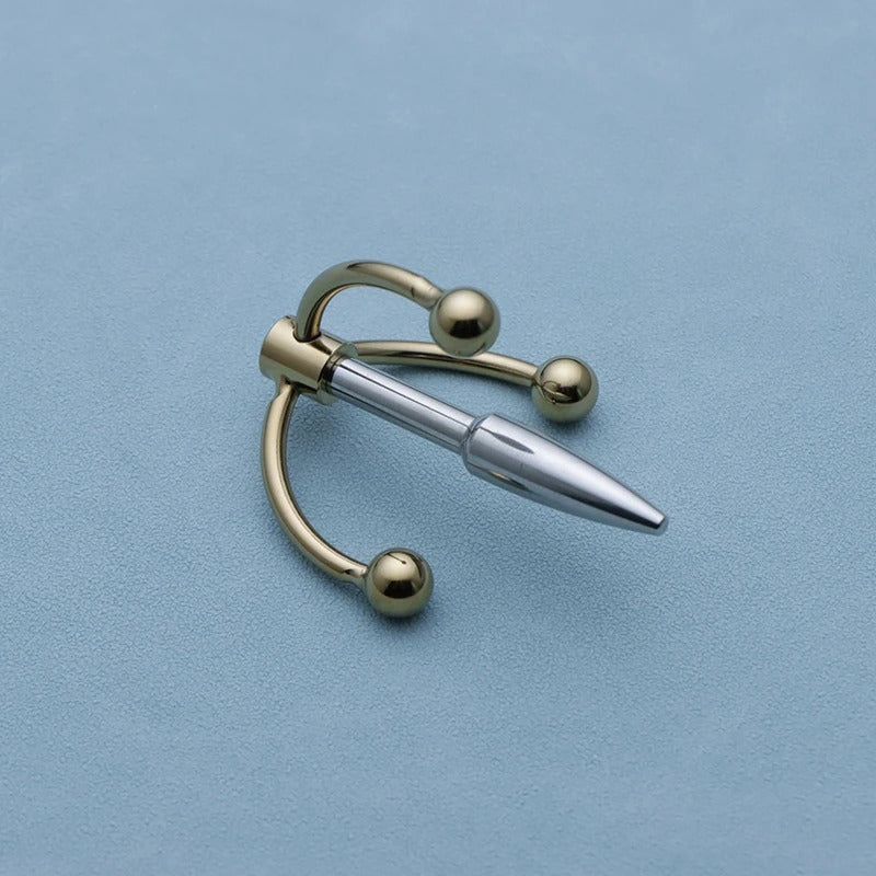 Metal Urethral Dilator Rod for Men – 3 Stent Set, Horse Eye Tip Plug