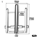 Male Urethral Sounding Plug with Peeing Hole – Stainless Steel Horse Eye Prostate Stimulator for Men