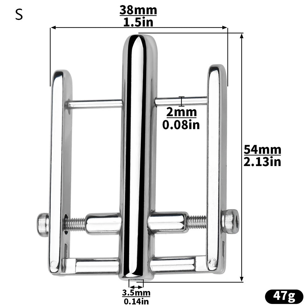 Male Urethral Sounding Plug with Peeing Hole – Stainless Steel Horse Eye Prostate Stimulator for Men