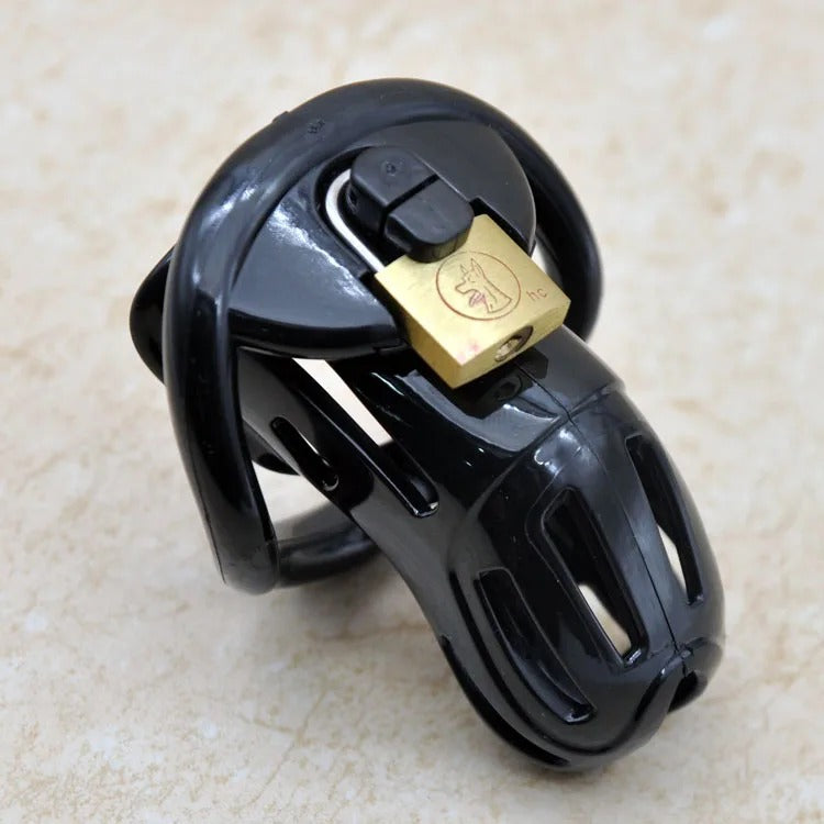 Electric Male Chastity Cage – Corona Design with 4 Adjustable Rings