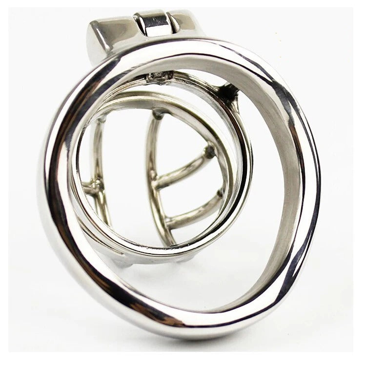 Durable Stainless Steel Male Chastity Cage with Lock Metal Cage