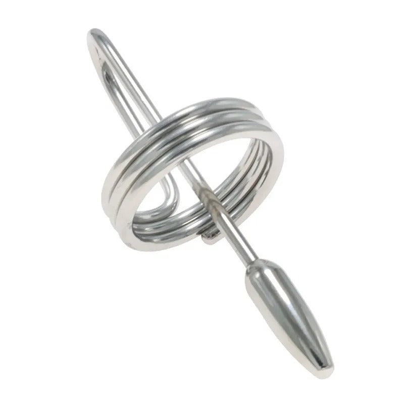 Stainless Steel Urethral Sound Plug – Penis Wand Rod for Men 98mm