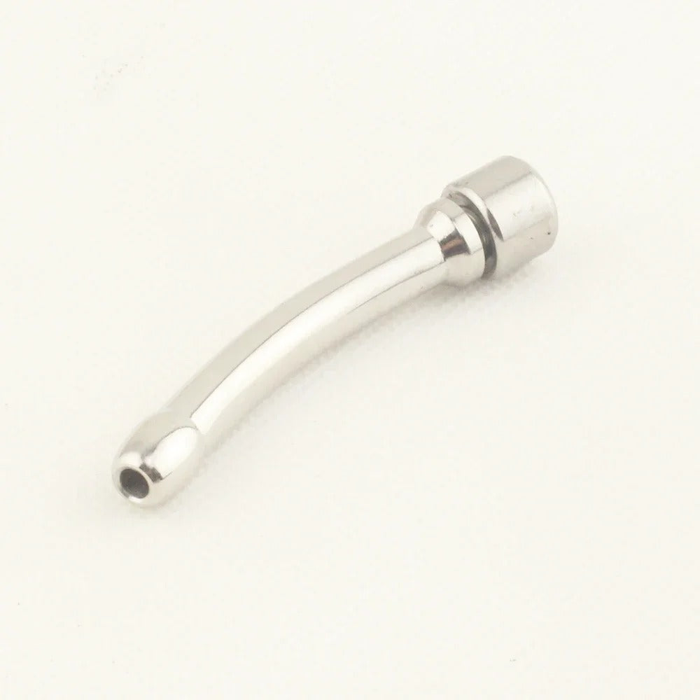 Stainless Steel Universal Accessory for Male Chastity Devices – Urethral Tube Attachment