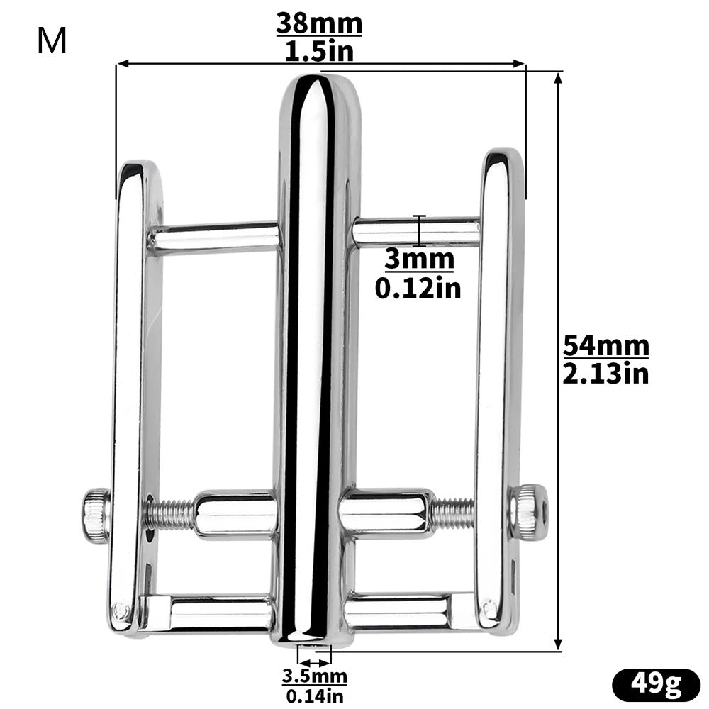Male Urethral Sounding Plug with Peeing Hole – Stainless Steel Horse Eye Prostate Stimulator for Men