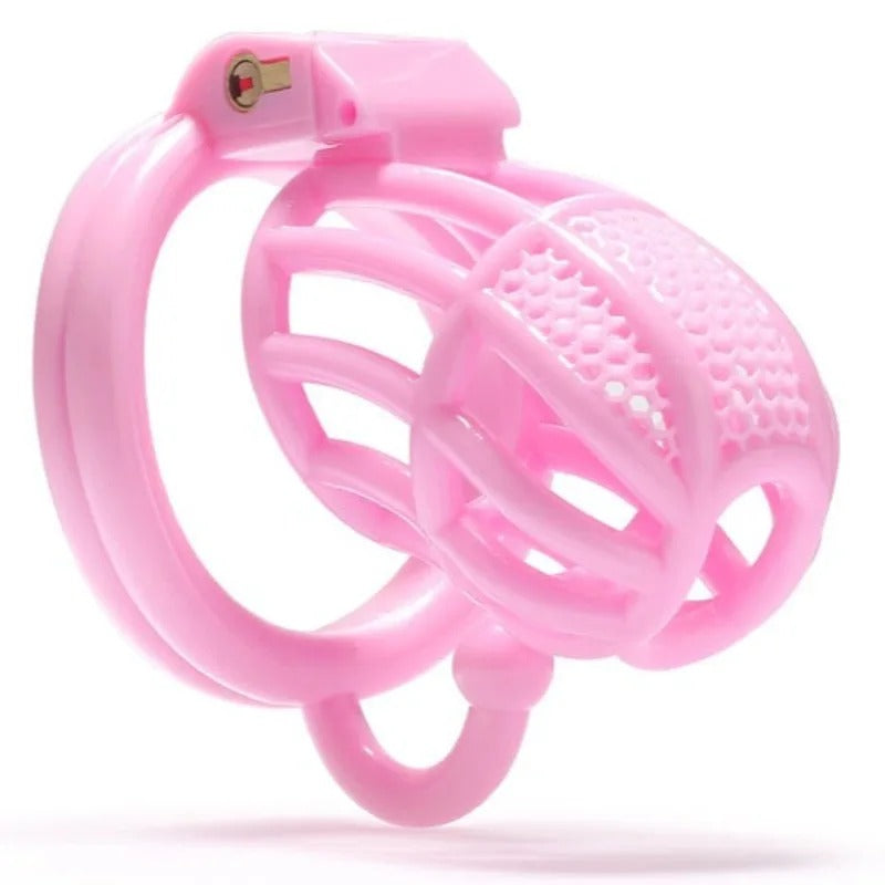 Male Chastity Cage with Hook – Secure Lock Device with 4 Adjustable Rings