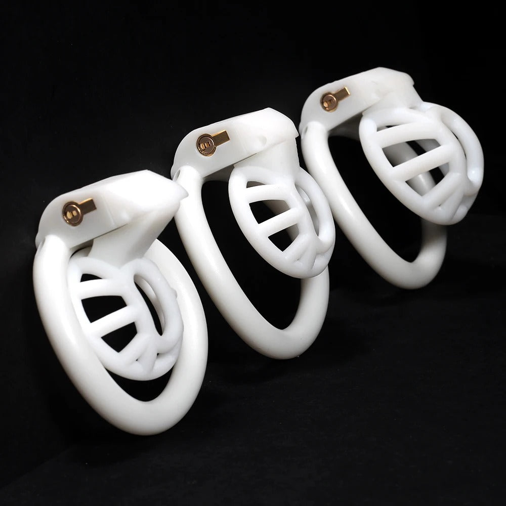 Super Small Male Chastity Device – Compact Cage with Add-On Accessory