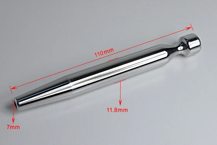 Urethral Sound for Men – Stainless Steel Dilator Plug 11CM