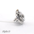 316 Stainless Steel Chastity Device | Extreme Bondage Series (A–D, Screw or Magic Lock)
