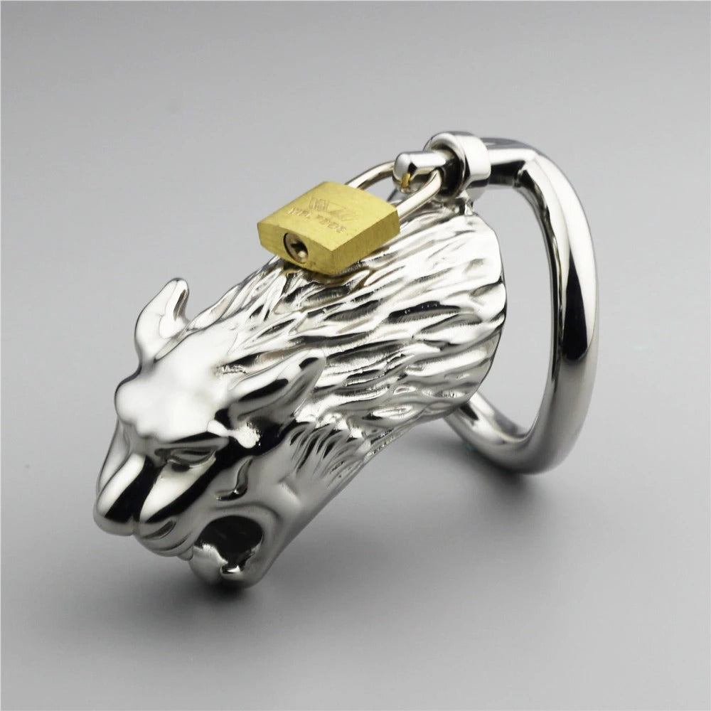 Tiger Series Male Chastity Device – Secure Locking Cage and Belt Design