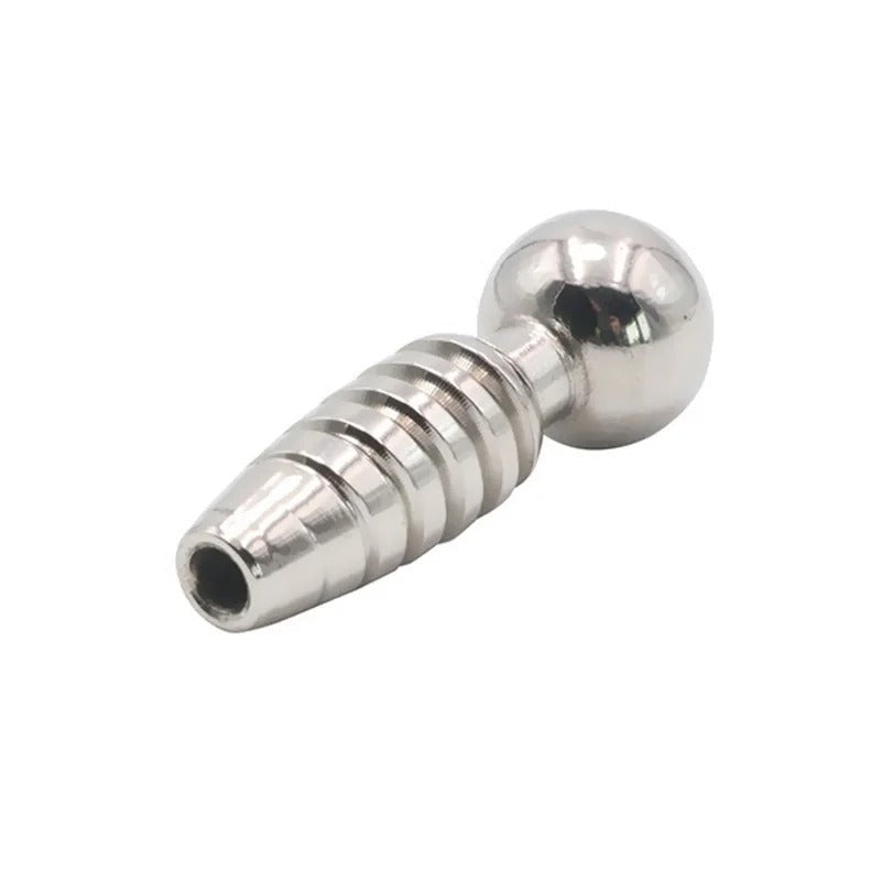 Stainless Steel Threaded Urethral Sound Dilator for Men – Catheter Plug Stimulator
