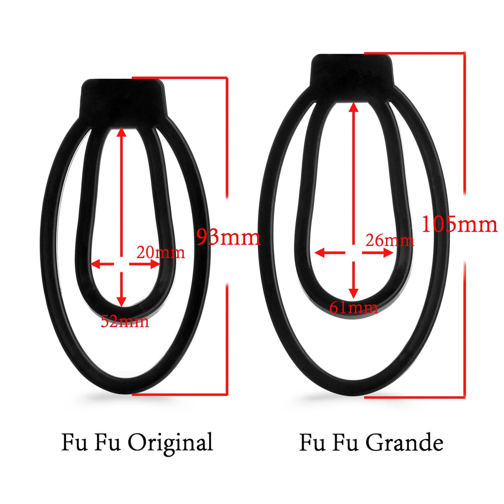 Unisex Panty-Clip Chastity Device – Light Plastic Training Cage