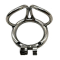 Mini Stainless Steel Male Chastity Cage – Compact Cock Lock with Ring