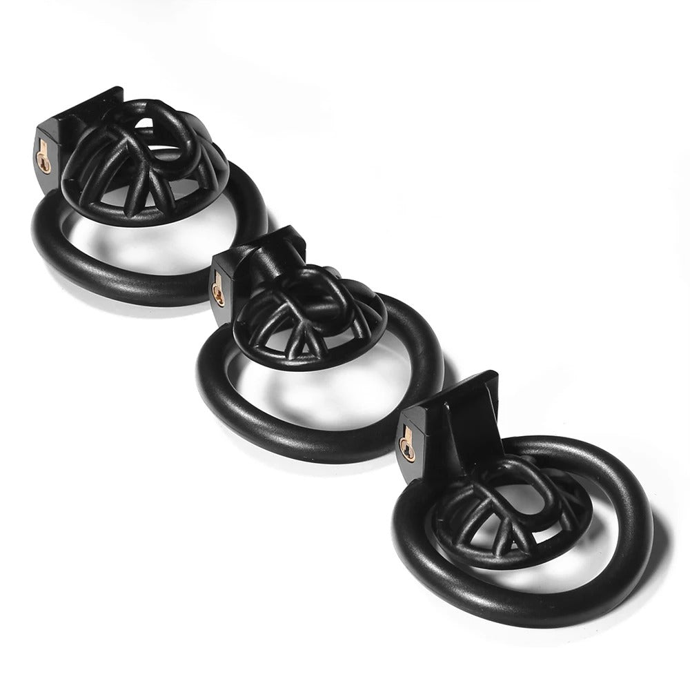 Super Small Male Chastity Device – Compact Cage with Add-On Accessory