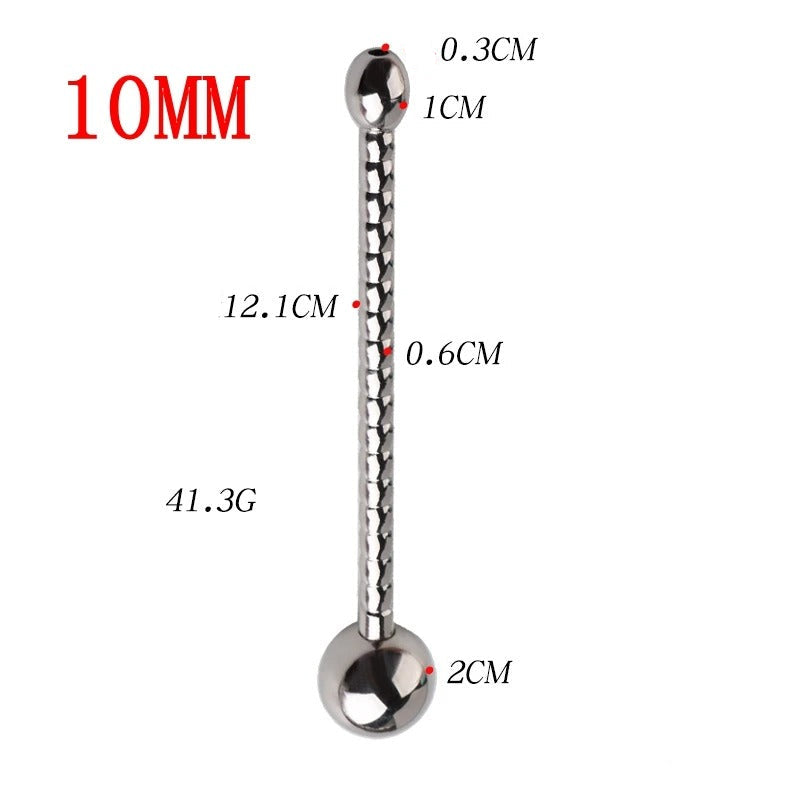 Hollow Urethral Sounding Rod Dilator for Men
