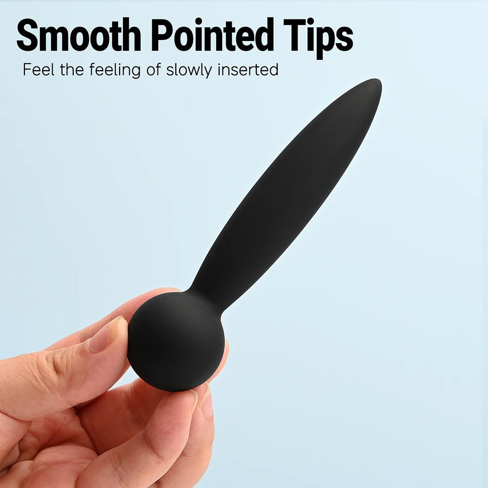 Knot-Knot Silicone Urethral Sound – Curved Penis Plug and Dilator for Men