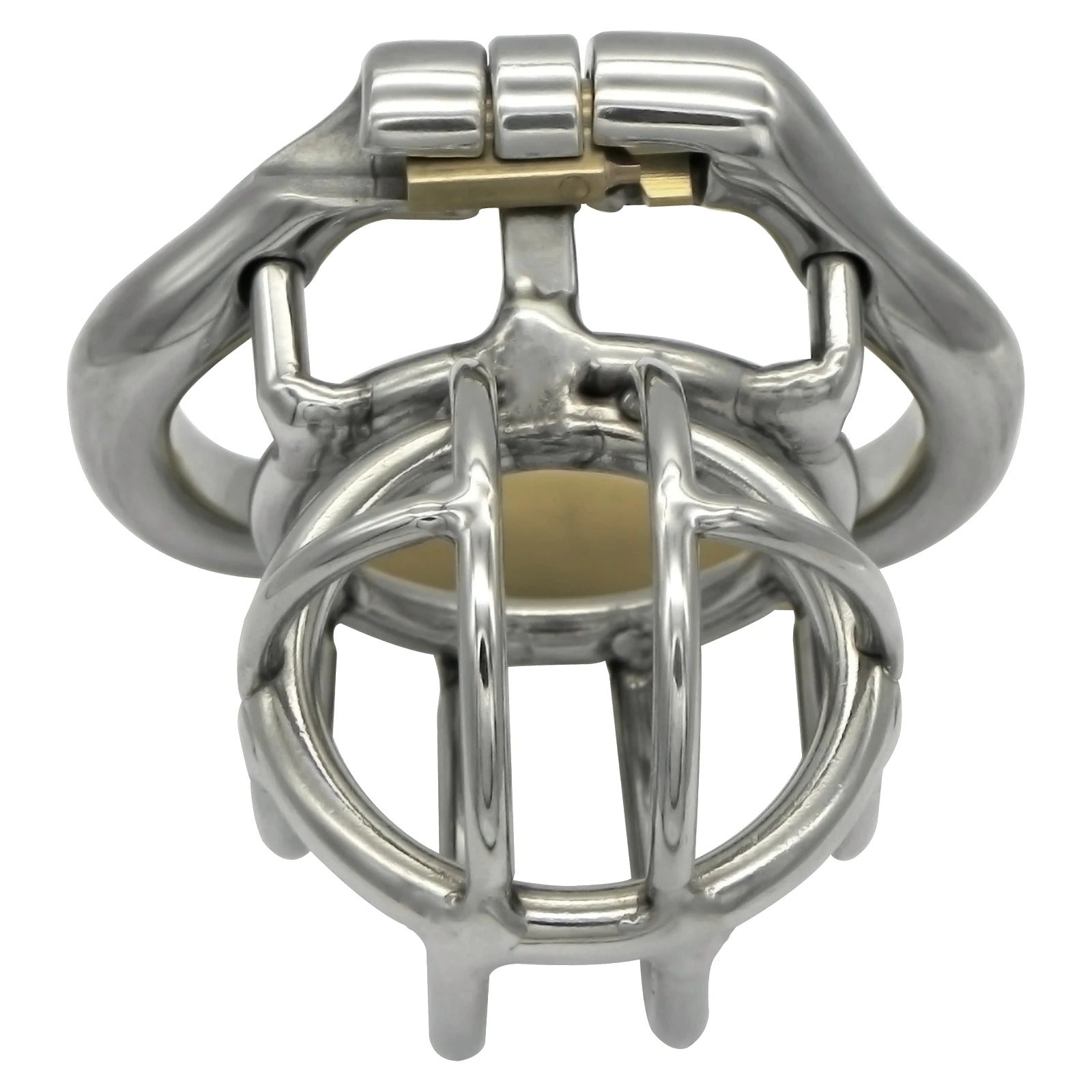 Reverse Design Stainless Steel Stealth Lock Male Chastity Device