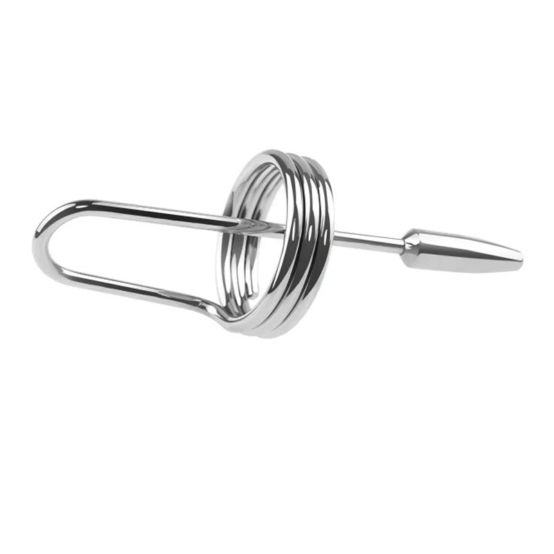 Stainless Steel Urethral Sound Plug – Penis Wand Rod for Men 98mm