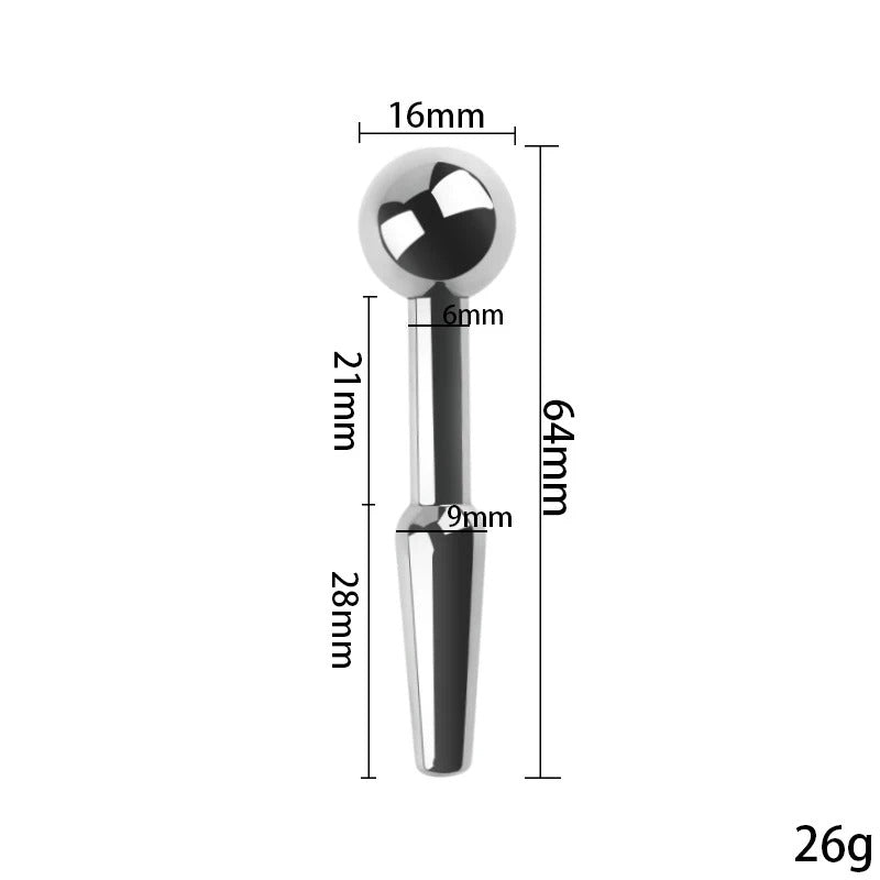 Stainless Steel Urethral Plug | Sounding Rod for Men