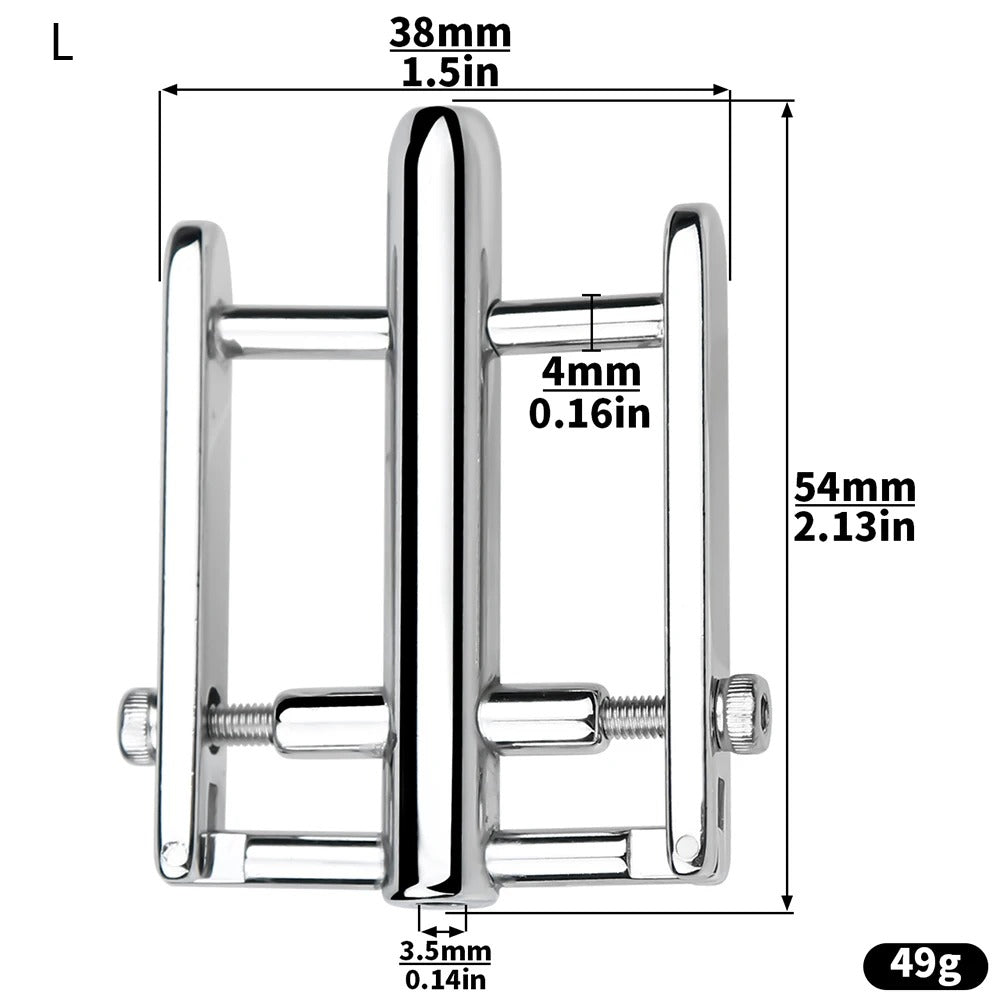 Male Urethral Sounding Plug with Peeing Hole – Stainless Steel Horse Eye Prostate Stimulator for Men
