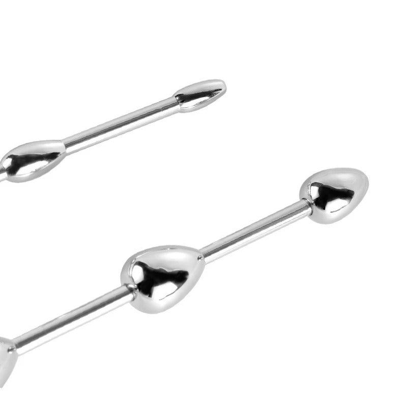 Stainless Steel Horse Eye Urethral Dilator – Precision Urethral Plug & Massager for Men