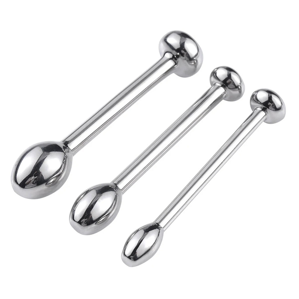 Men’s Urethral Sounding Rod – Smooth Stainless Steel BDSM Accessory