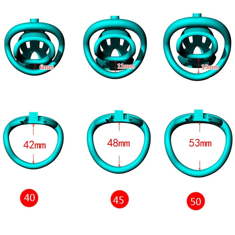 New Design 316 Stainless Steel Male Chastity Device with Locking Ring High-Quality Metal