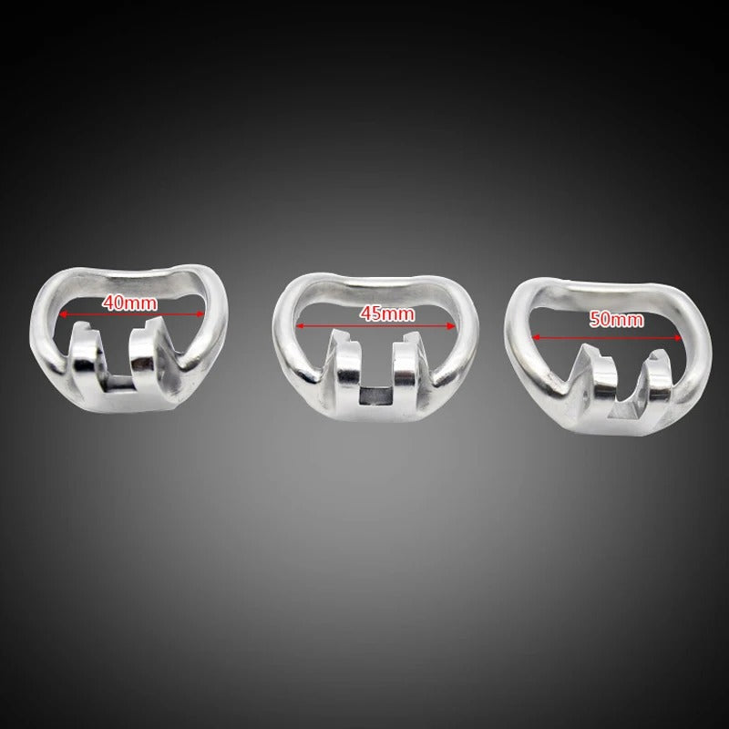 HT-V2 Male 316L Stainless Steel Luxury Small Chastity Cage with Magic Locker