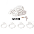 ABS Male Chastity Device | Locking Cage + 4 Interchangeable Rings