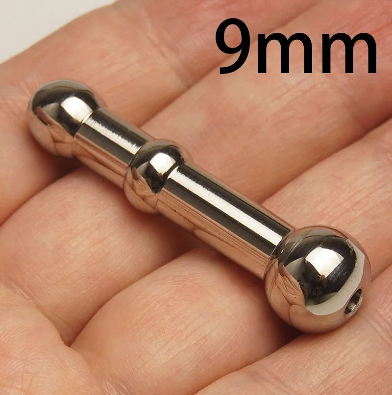 Hollow Stainless Steel Urethral Sound – Metal Dilator Penis Plug 3 Sizes