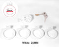 ABS Male Chastity Device – Adjustable Cage with 4 Rings