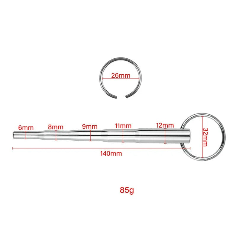 Metal Urethral Sounding Plug – Men’s Dilator 140mm