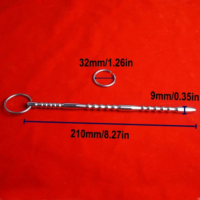 304 Stainless Steel Urethral Dilator – Metal Penis Plug & Sounding Catheter for Men