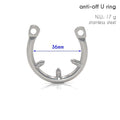 Metal Chastity Cage With Lock – Adjustable Screw Spikes Side