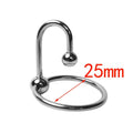 Stainless Steel Urethral Dilator & Penis Ring – Metal Locking Ring for Men