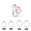 Male Chastity Cage with Hook – Secure Lock Device with 4 Adjustable Rings