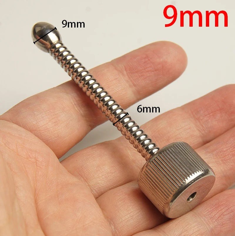 Stainless Steel Urethral Sound Plug Hollow Core – Metal Dilator for Men