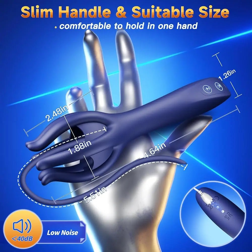 Penis Massage Vibrator – Horse Eye Stick Urethral Stimulator for Men